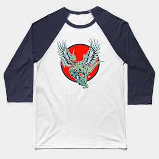 Uni-Raptor-Pega-Corn Baseball T-Shirt